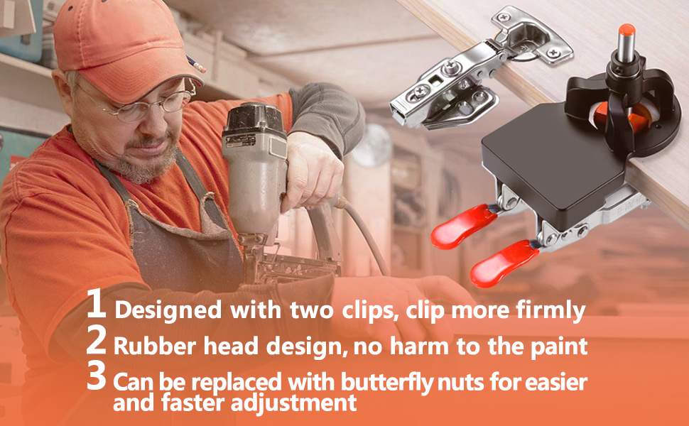 Adoles 35mm Concealed Door Hinge Jig,Accurate Locking Hinge Jig