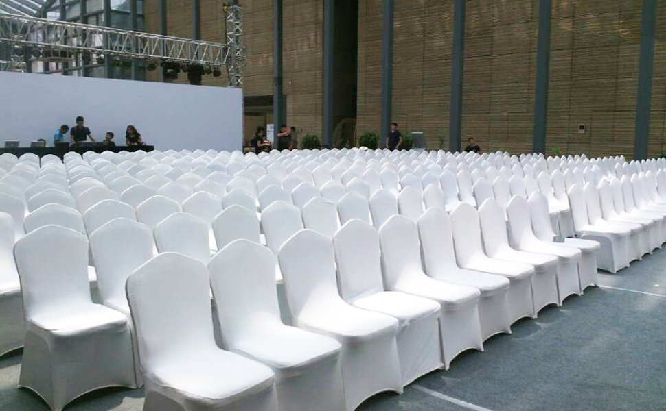 Coprisedia Spandex Elastico 50 Pezzi Bianco Copertura Della Sedia Per Matrimonio Fodera Copre Con Schienale Da Sala Pranzo Decorazione 14 coprisedia per matrimonio coprisedie bianco chair cover copri sedie bianche coprisedie matrimonio