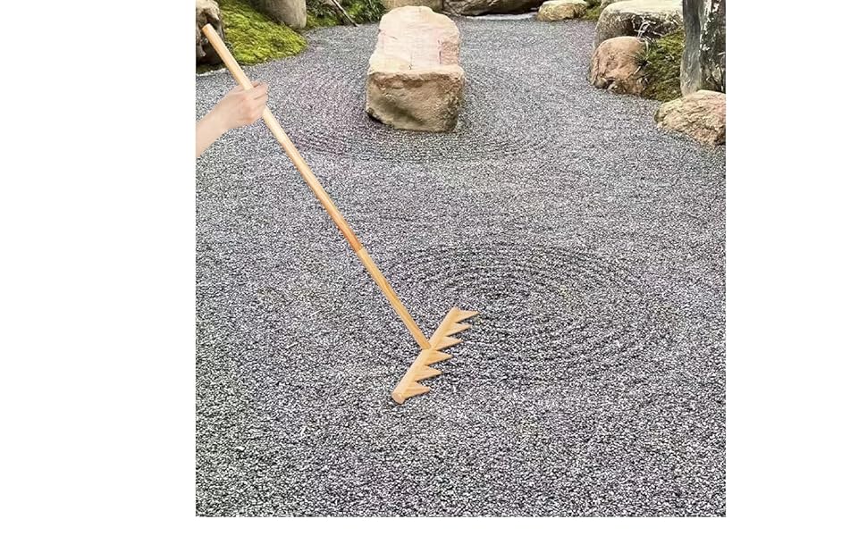 YhoBuy Upgraded Full Size ZEN Garden Rake, Enhanced 48