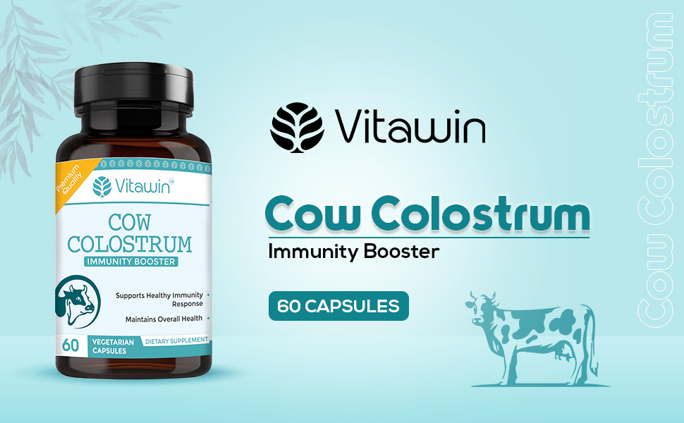 Buy VITAWIN Cow Colostrum, 500 mg, Ultimate Health Supplements For Immunity System Support