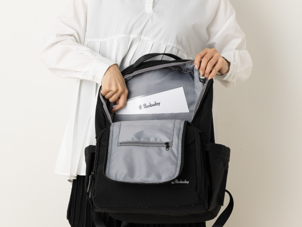 【新品】PonBaby ツインズマザーズリュック　ブラック　27L 大容量27Lツインズマザーズバッグ オールブラック – Ponbaby