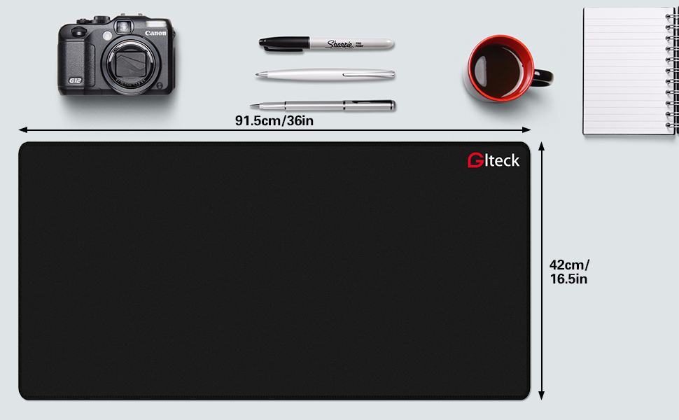 Large Mouse Pad, Gaming Mouse Mat, GLTECK XXXL Extended