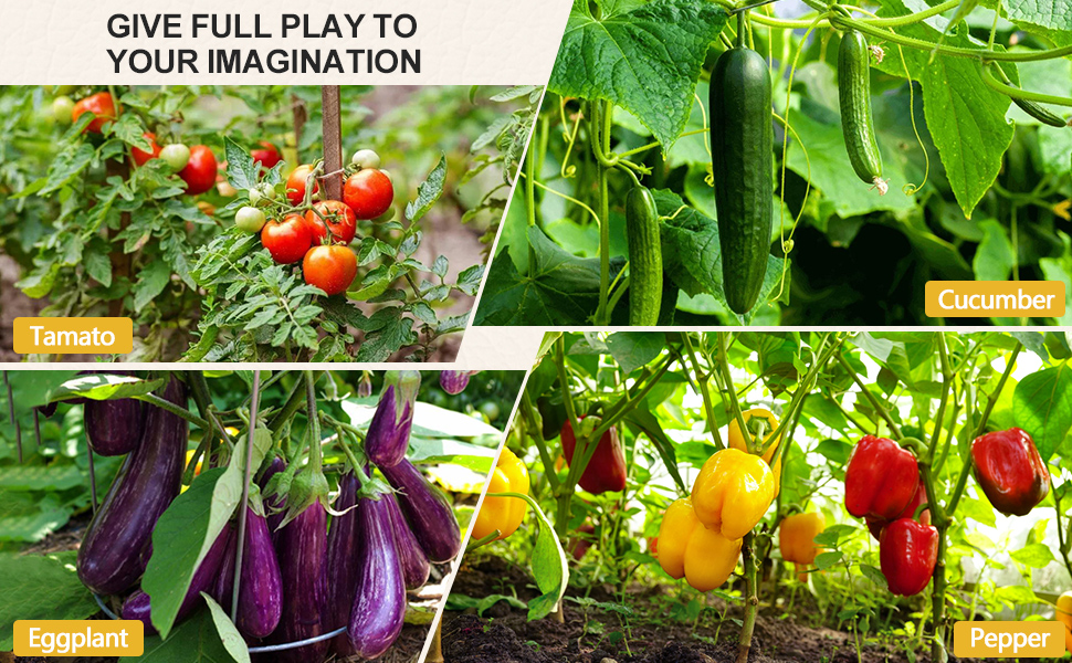 Tomato Cages for Garden,32 inch Plant Stakes Support for