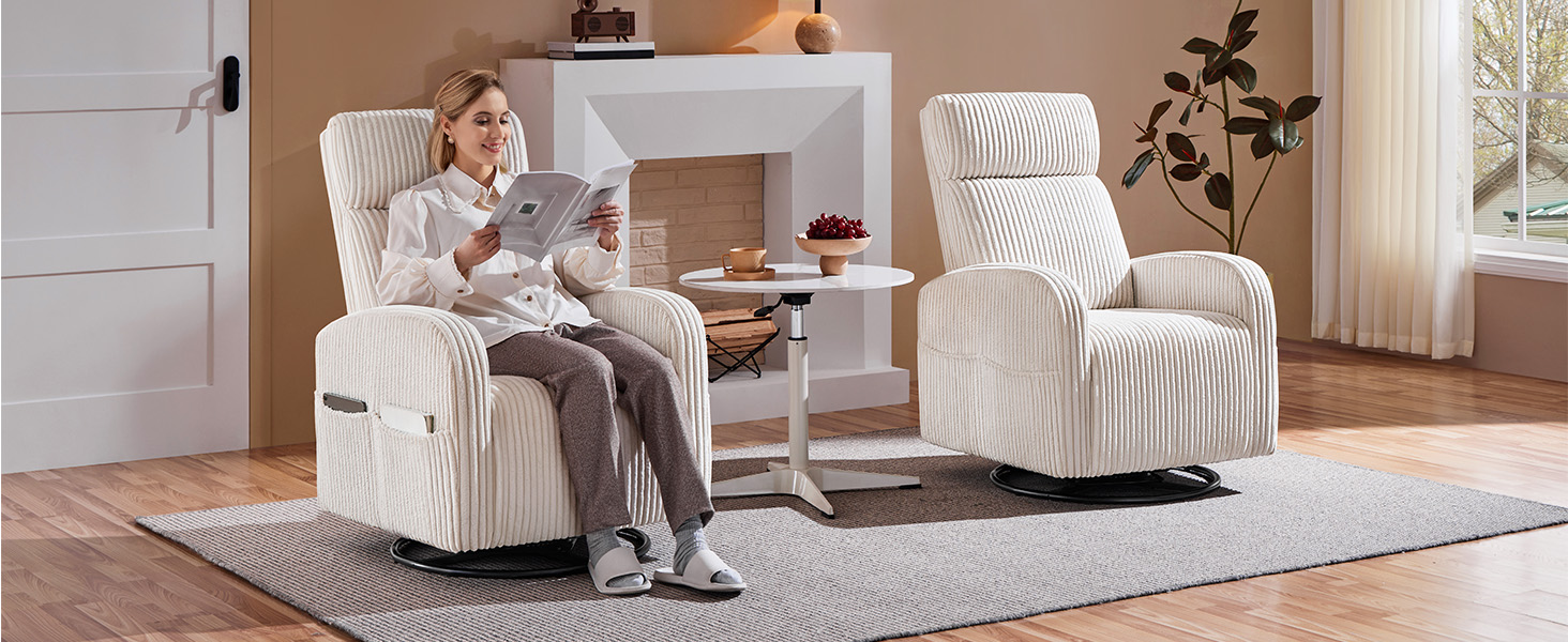 swivel nursery chair