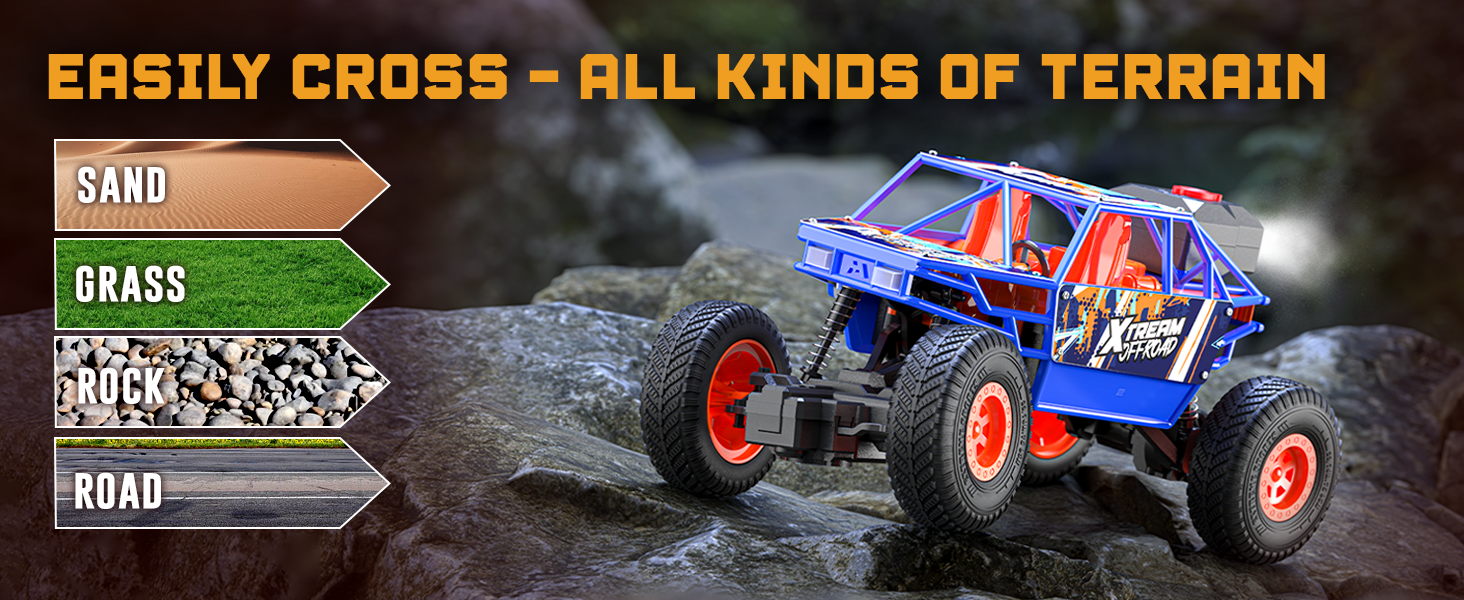 Easily cross - all kinds of terrain