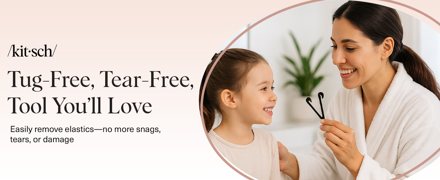 Hair Tie Cutter – Easy To Use, Pain Free Rubber Band Cutter for Hair Kids, Baby & Toddler Girls