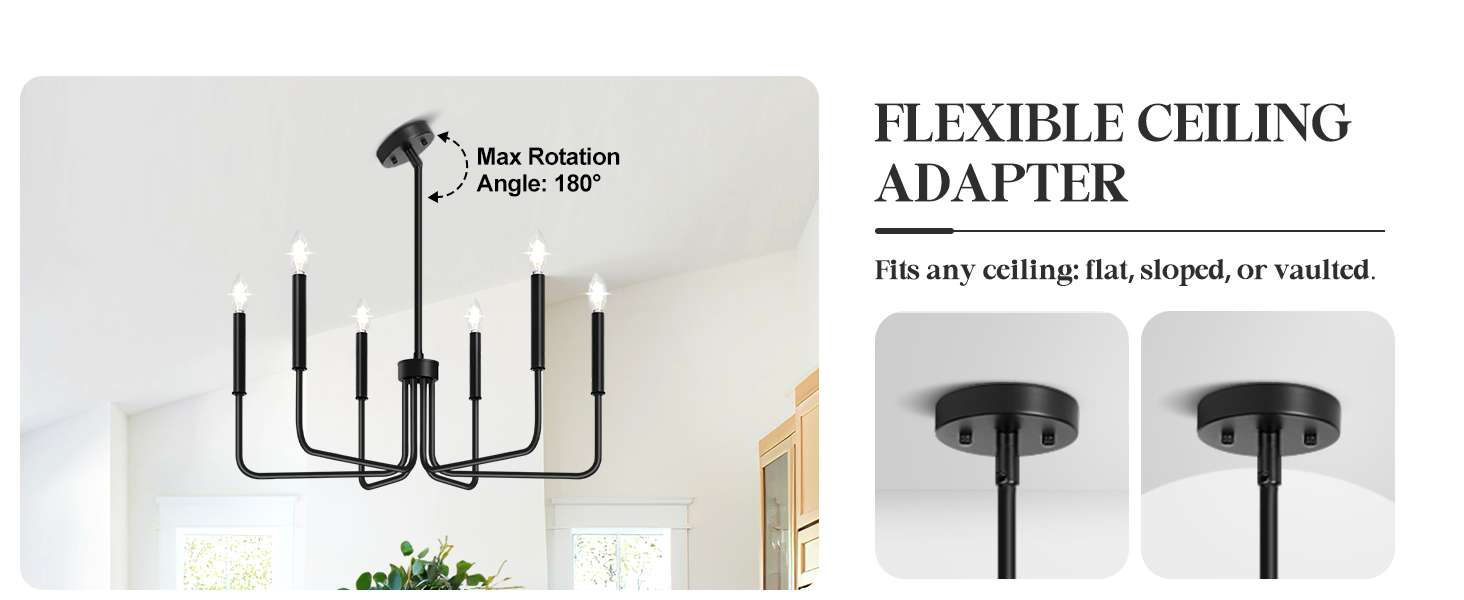 flexible ceiling adapter
