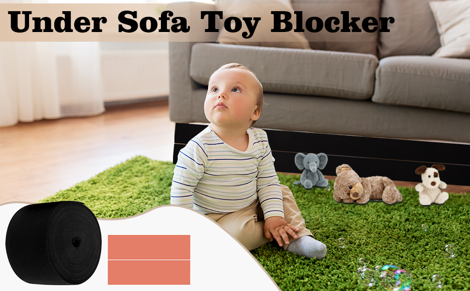 Svepndic 40 FT Under Sofa Toy Blocker, Upgraded Couch Gap