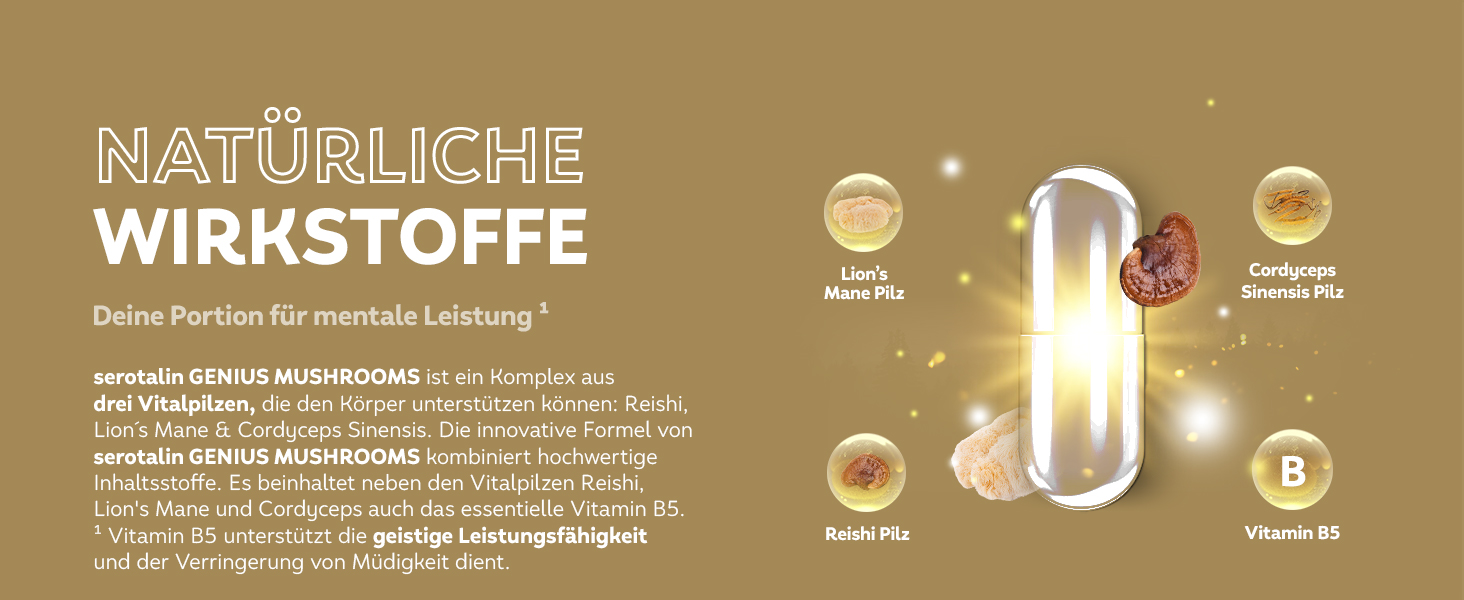 serotalin GENIUS MUSHROOMS