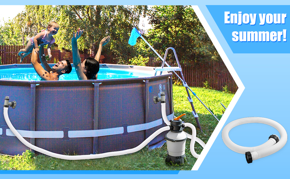 eBoot 2 Pcs 1.5" Diameter 29060e Pool Hose for Above