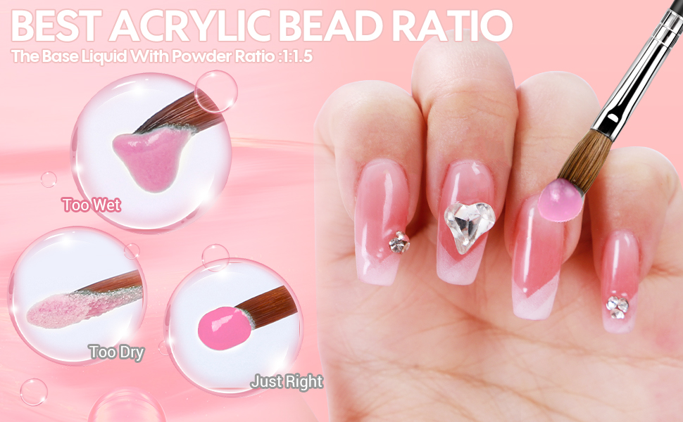 Curkey Acrylic Nail Kit with Drill and UV Light All in 1 Acrylic