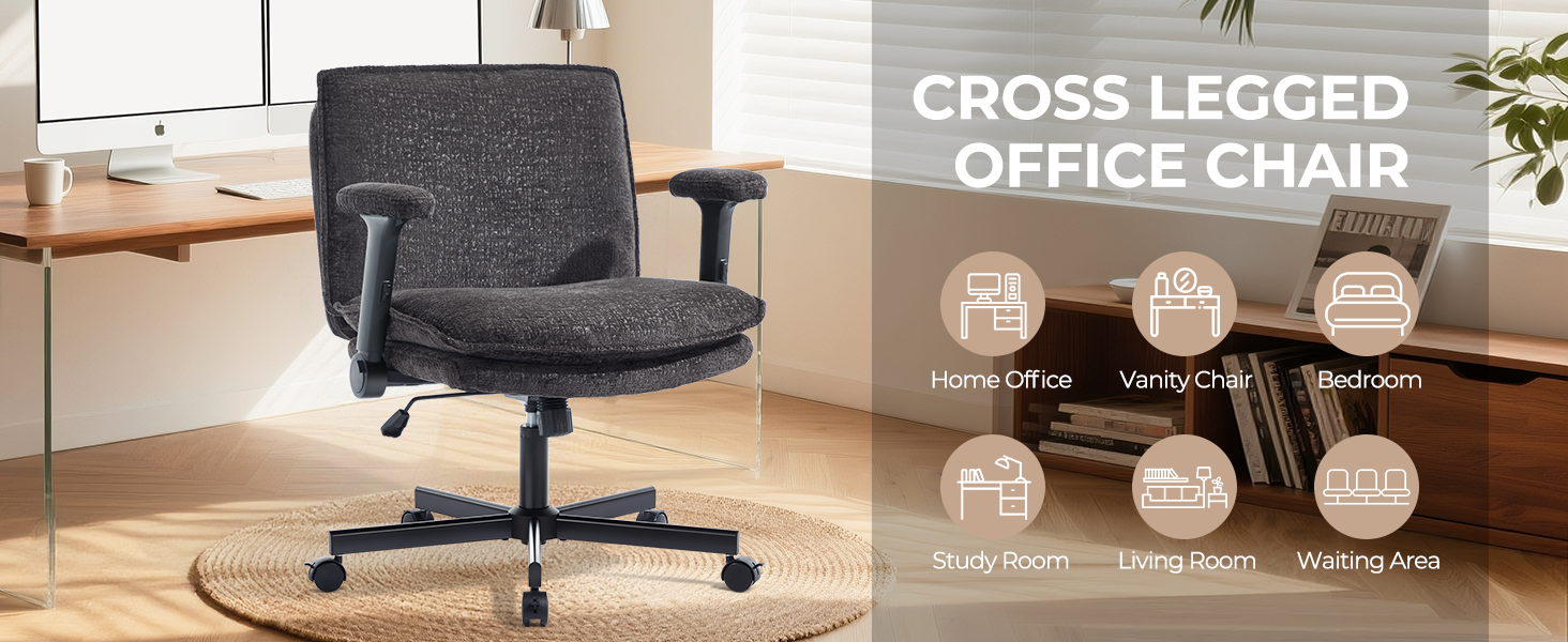 Criss cross chair with arms