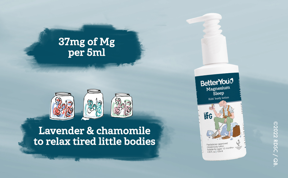 Magnesium Sleep Kids' Body Lotion Paediatrician Approved Mineral Body