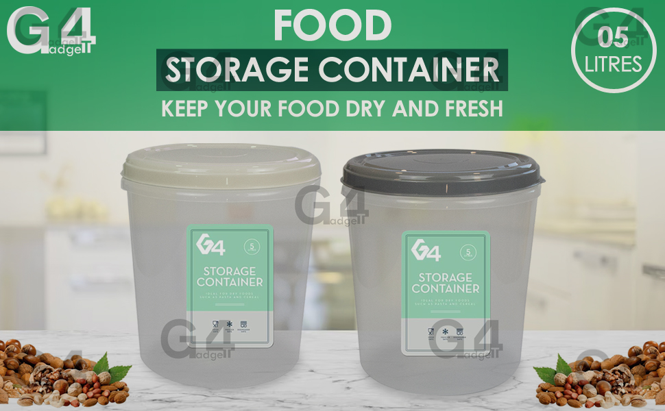 G4Gadget 5 Litre Food Storage Container