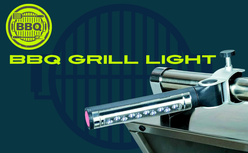 Barbecue Grill Light Battery Light BBQ Grill Light Aluminum Clamp BBQ Accessories Barbeque