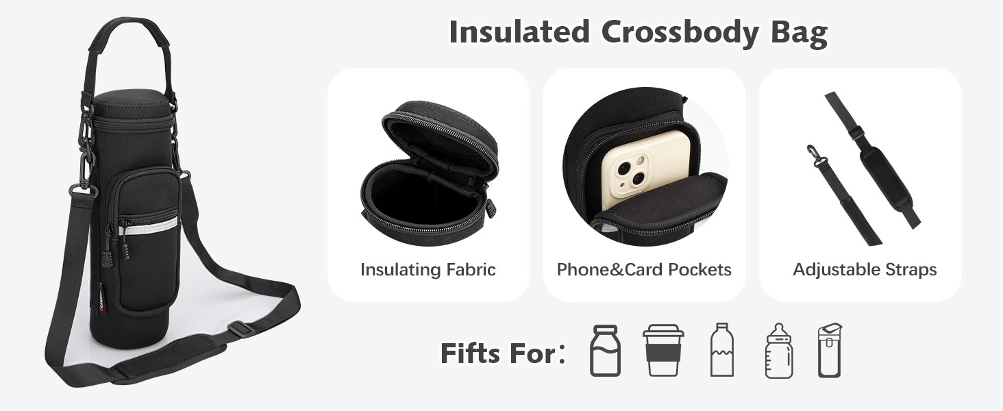insulated crossbody bag