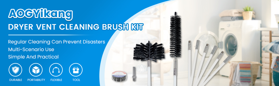 AOGYikang DRYER VENT CLEANER BRUSH KIT