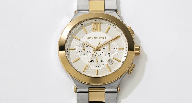 コルチンMK Michael Kors Brecken Chronograph Quartz Grey Dial Men's