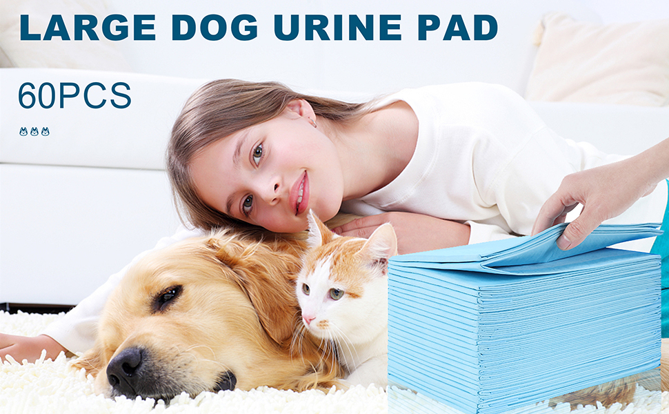Extra Large Dog Pee Pads, 60 Pads 31"x36" Disposable