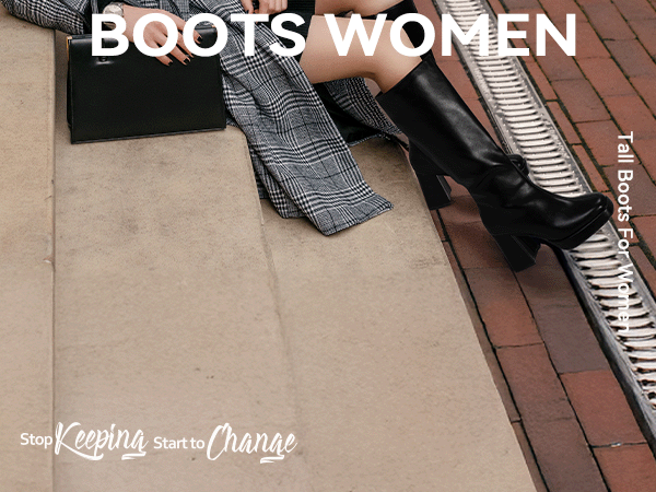 ゆこち Amazon.com | IDIFU Black Knee High Boots for Women Platform