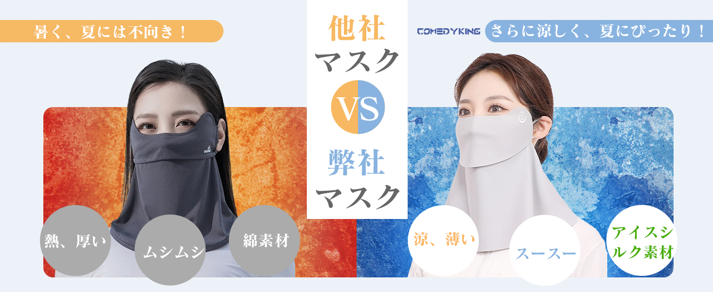 日焼け止めフェイスカバー