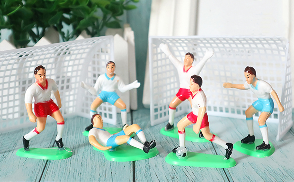 Anniversaire Foot, Decoration Gateau Foot Figurine Footballeur