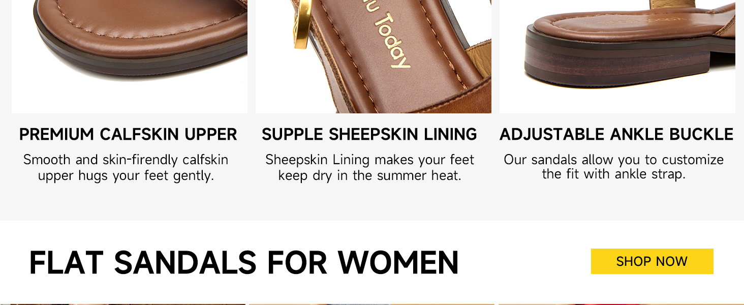 Flat Sandals for Women