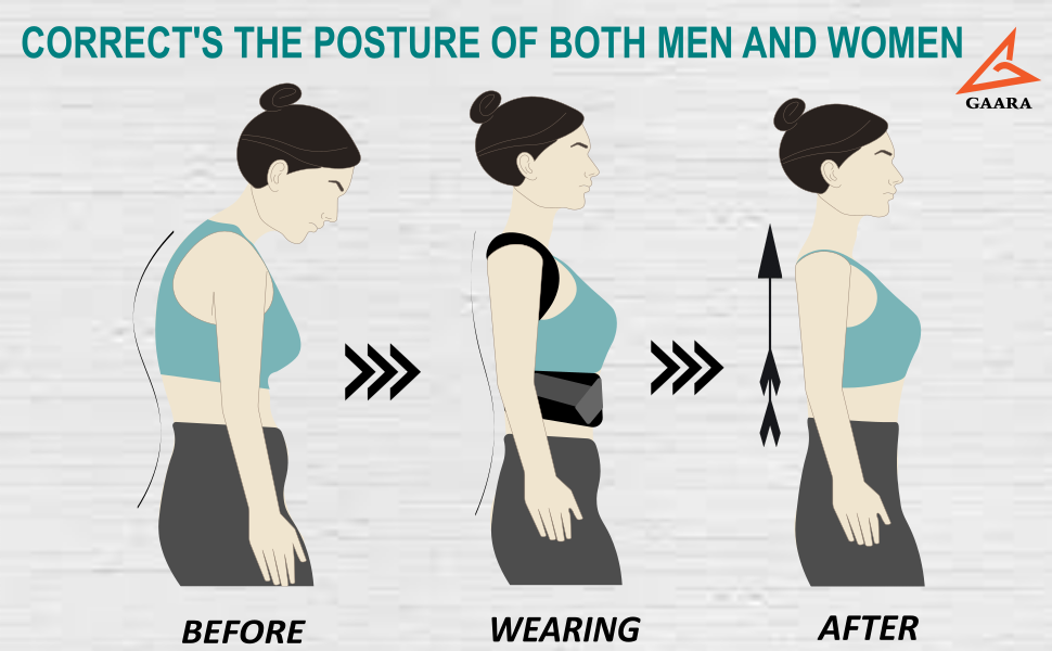 sitting girl wearing a Posture Corrector Posture corrector belt Correction correctors best
