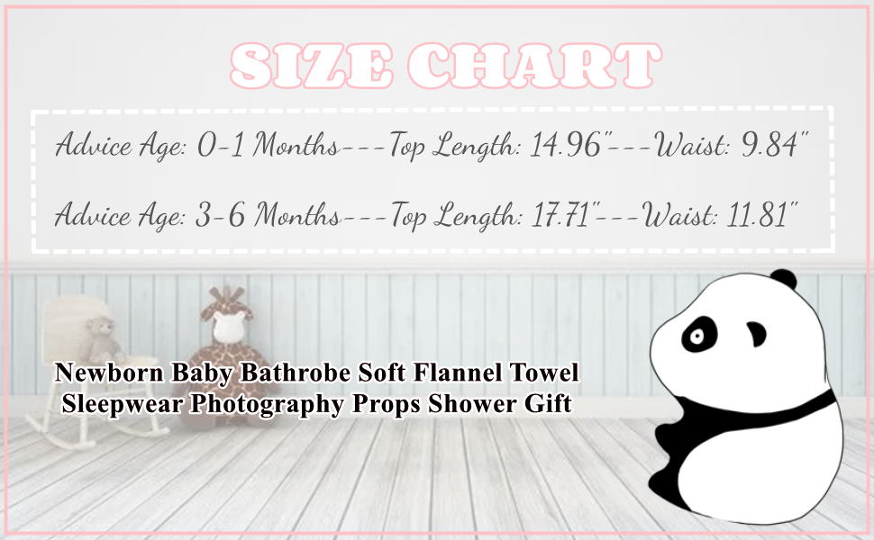 Newborn Baby Bathrobe