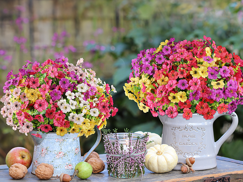outdoor artificial flowers