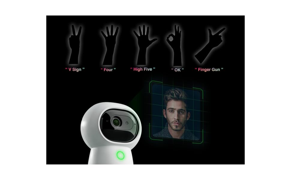 Aqara 2K Security Indoor Camera Hub G3, AI Facial and Gesture