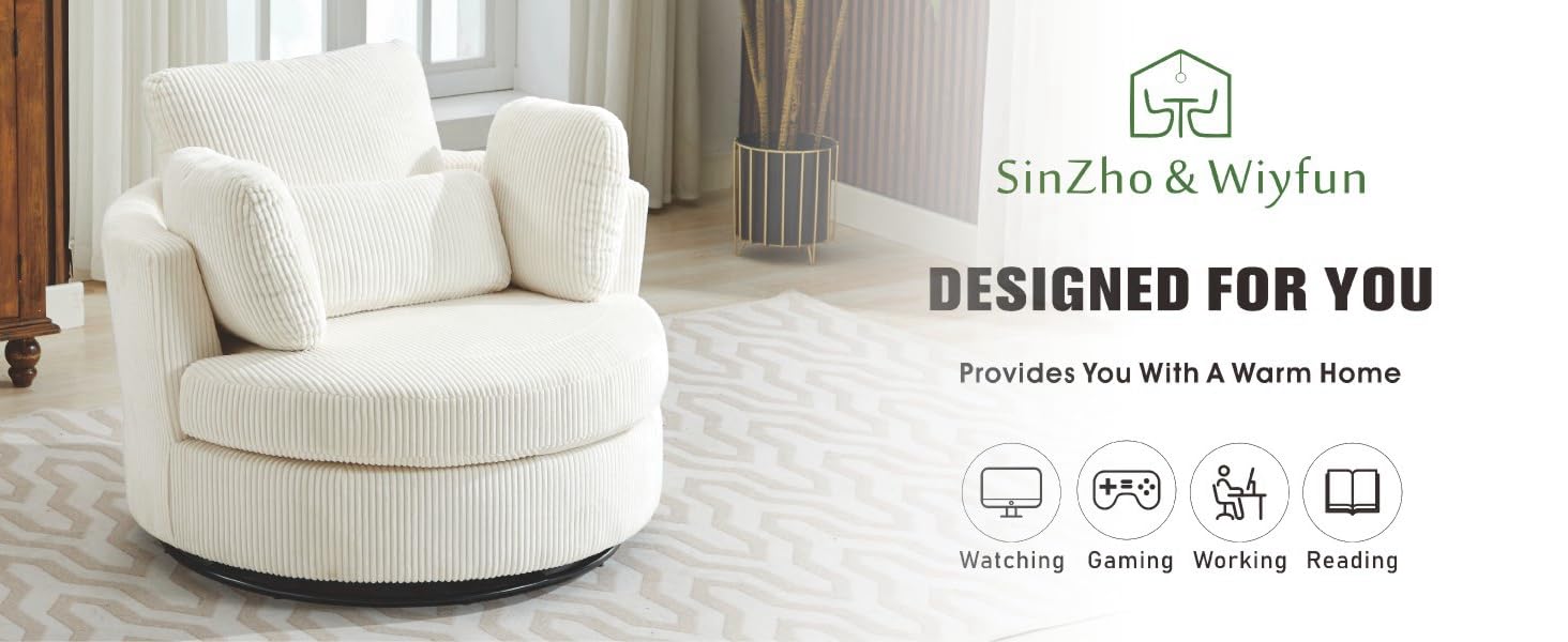 swivel accent chair