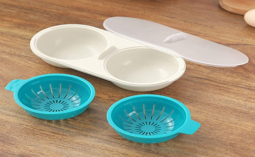 Microwave Egg Poachers,Upgraded Microwave Egg Poacher,Mold Poached Egg