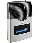 MARTIN Direct Vent Propane Wall Heater with Room Thermostat and Exclusive Glass Ceramic Window, 1...