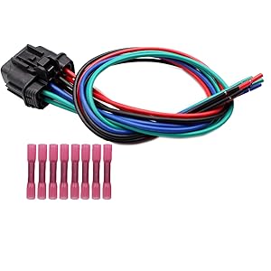 【中古】KERAFECT CONNECTOR Amazon.com: LIZAPUS 8-Way Front Headlamp Headlight Connector