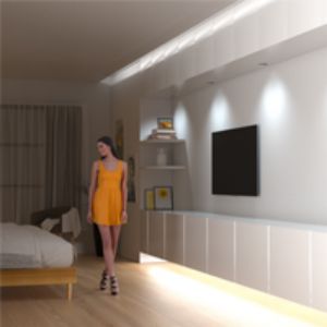 Dimmable Motion Sensor LED Under Cabinet Lighting Kit