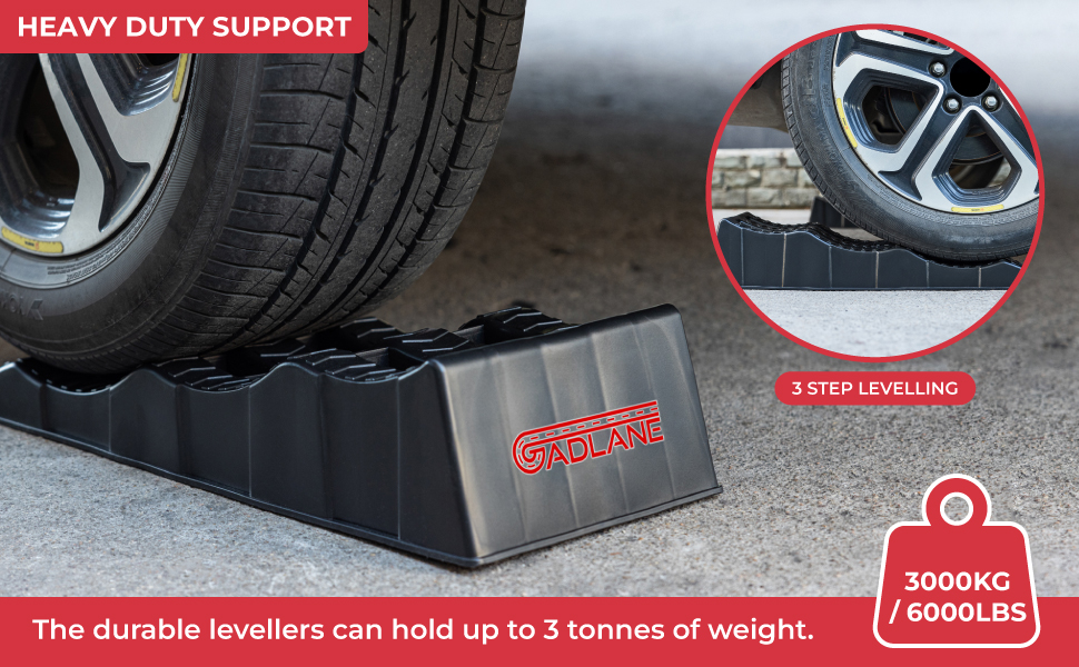 GADLANE Caravan Levelling Ramps 2 Pack of Caravan Levellers for