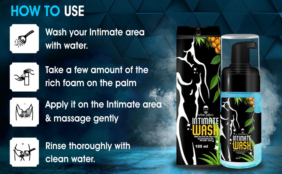 intimate area clean men