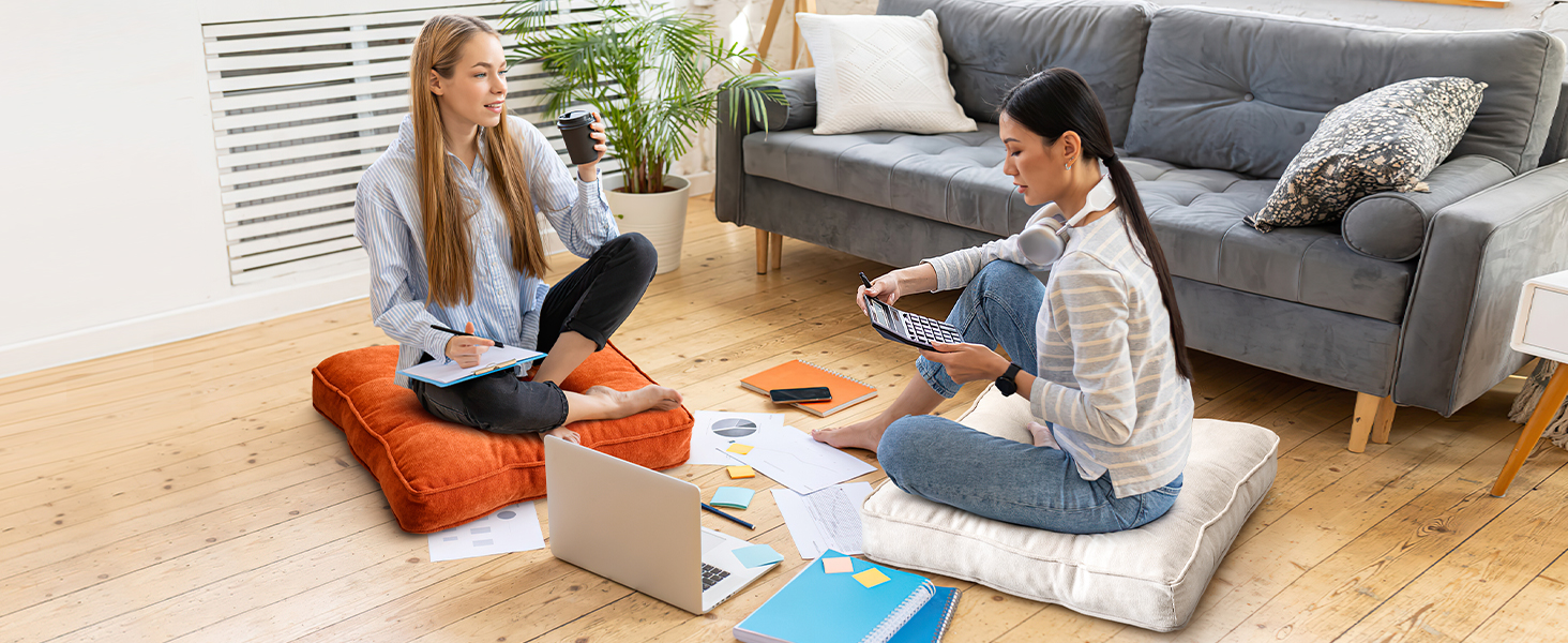 floor cushions for adults sitting on floor