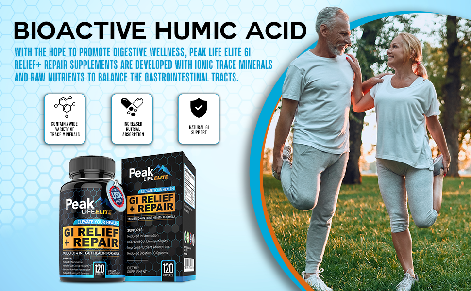 Peak Life Elite 4in1 Digestive Supplement Gut Restore