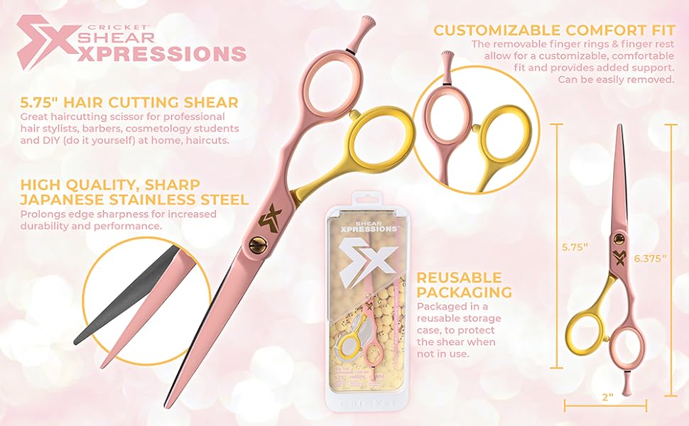 Cricket Shear Xpressions It’s All Good 5.75” Professional