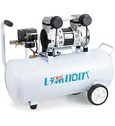Air Compressor, Quiet Air Compressor, Only 68dB, 8 Gallon Durable Steel Air Tank, 2.8CFM @ 90PSI,...