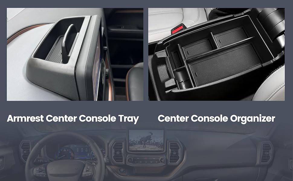 2021-2024 Bronco Sport Center Console Organizer