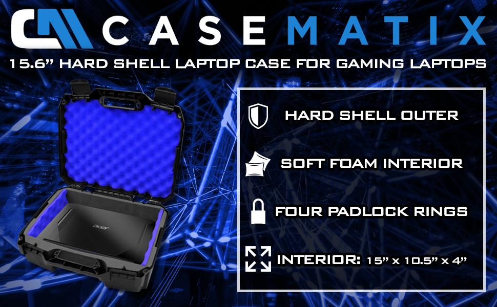 nitro banner laptop case for 15.6 inch