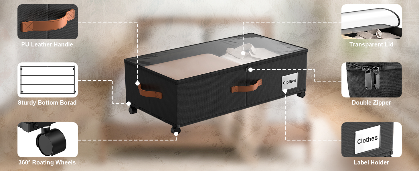 under bed storage containers