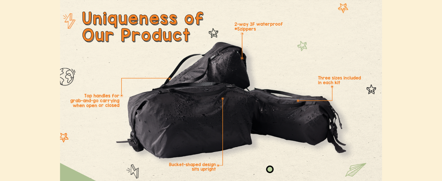 Easy-pack travel organizer