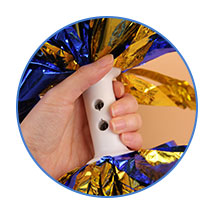Easy to grip baton handle