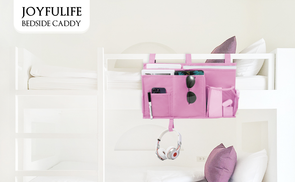 Joyfulife Bedside Caddy Bunk Bed Organizer Bedside Storage