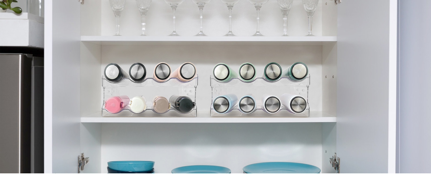 Guyuyii Water Bottle Organizer for Busy Households