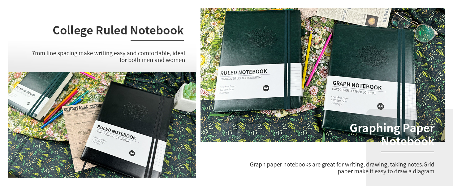 graphing paper notebook